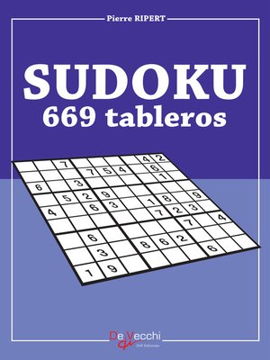 cover image of Sudoku--669 tableros